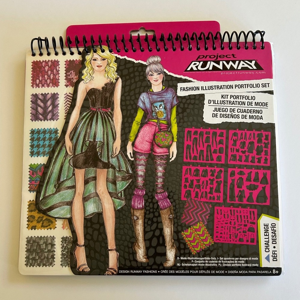 Project Runway Fashion Illustration Portfolio Set Fashion Angels Design Kit 8+